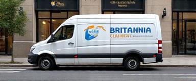 London dry cleaning delivery van outside Holborn